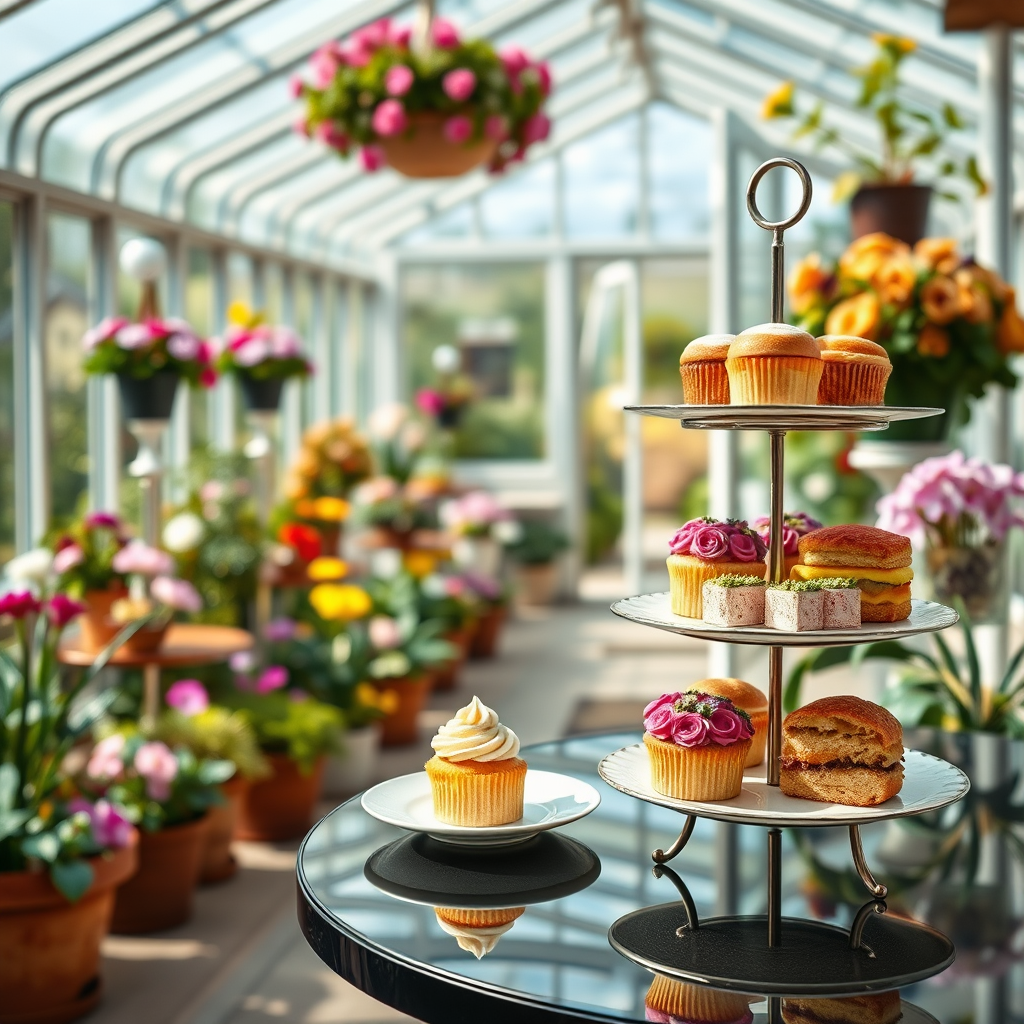 Oxford garden centre unveils £25.95 Chelsea Flower Show afternoon tea